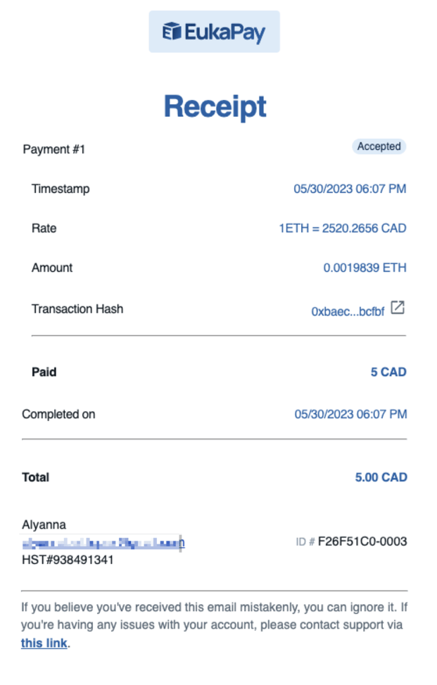 Resend Receipts to Your Customers